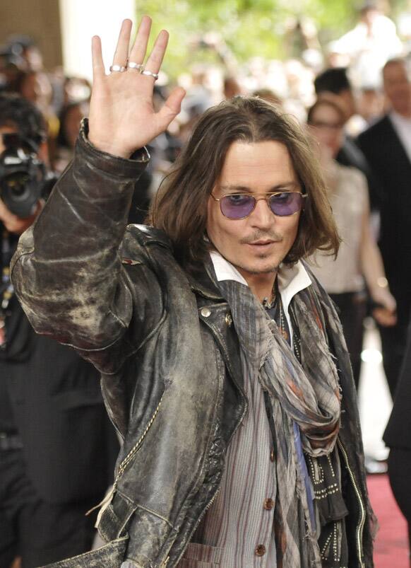 Actor Johnny Depp attends the 