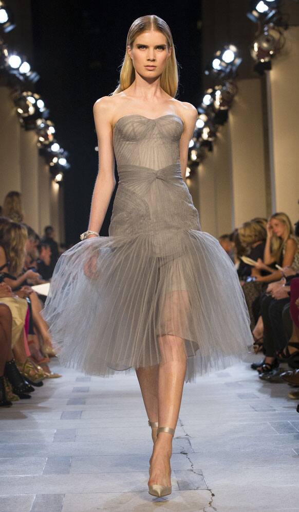 The Zac Posen Spring 2013 collection is modeled during Fashion Week in New York.