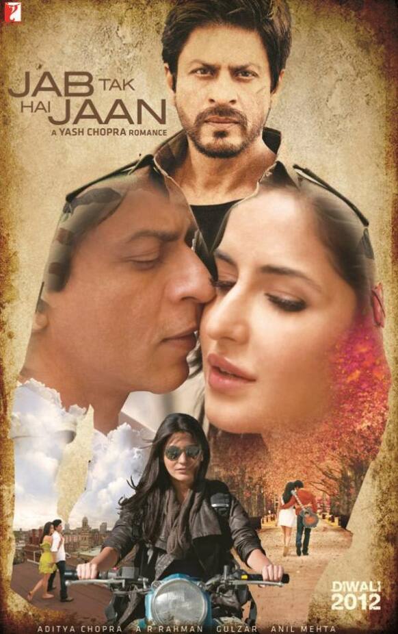 It's official. Yash Chopra's next film starring Shah Rukh Khan, Katrina Kaif and Anushka Sharma has been titled as 'Jab Tak Hai Jaan'.