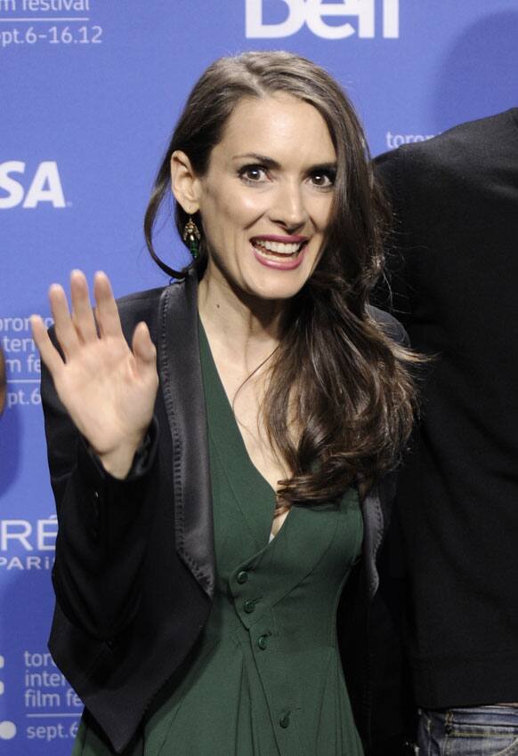 Actress Winona Ryder participates in a photo call and press conference for the film 