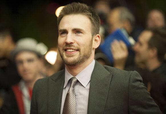 Actor Chris Evans attends the premiere for 