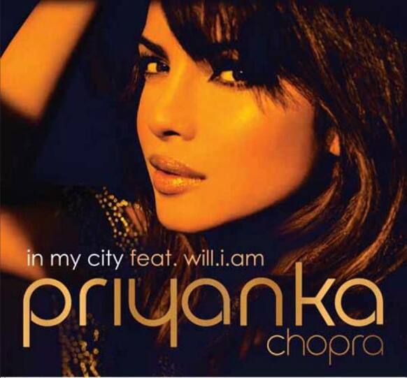 FIRST LOOK: Priyanka Chopra poses for the cover of debut single 'In My City' feat Will.I.Am. Priyanka will perform the song at pre-game show  at NFL's Thursday Night Kickoff along with the rap artist.