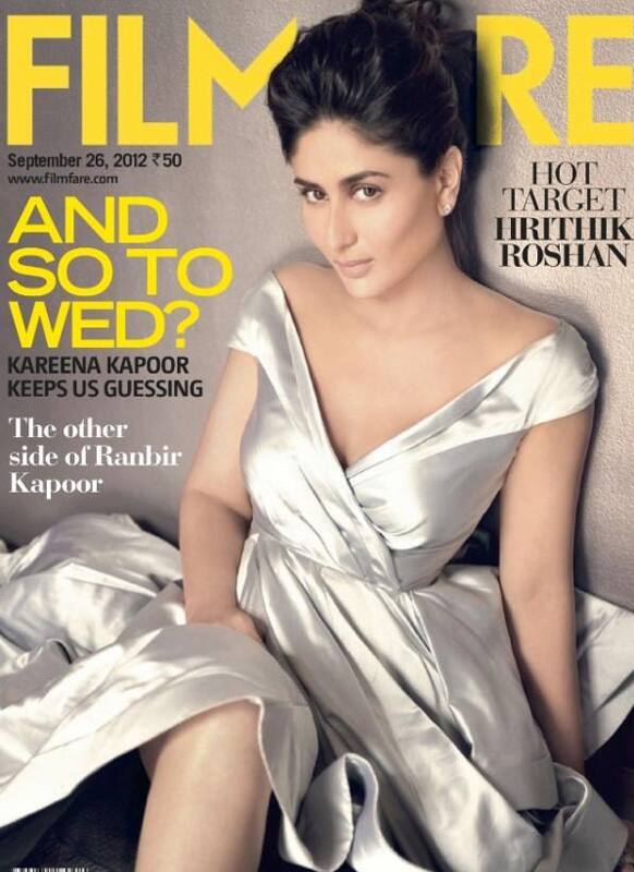 'Heroine' Kareena Kapoor looks ethereal on the cover of the latest issue of 'Filmfare' magazine.