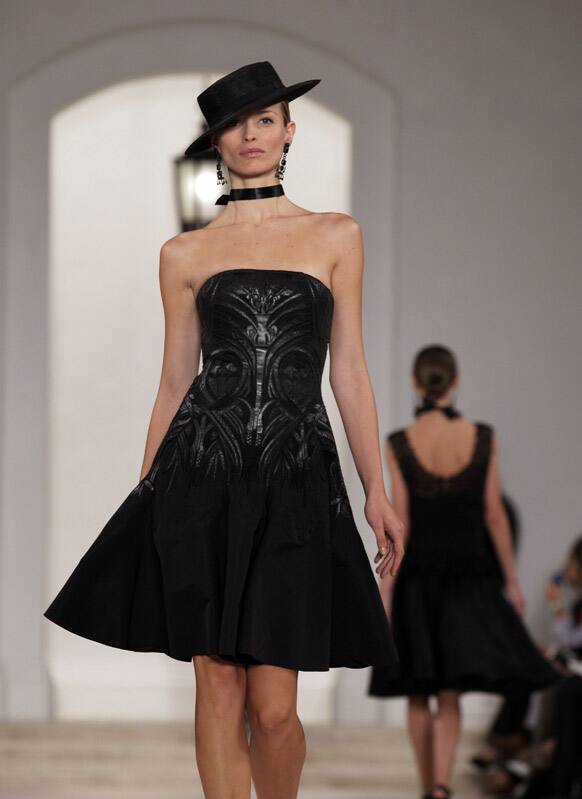 The Ralph Lauren Spring 2013 collection is modeled during Fashion Week in New York.