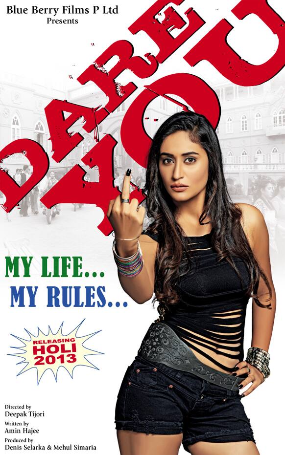 The daring poster of Deepak Tijori's 'Dare You'.