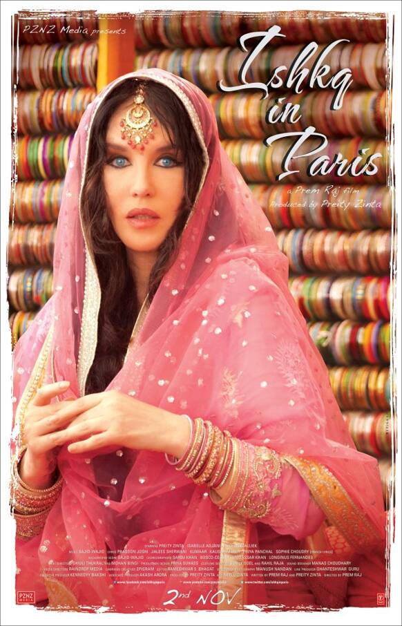 French actress Isabel Adjani's look in 'Ishkq In Paris' unveiled. The film stars Preity Zina in the lead role,