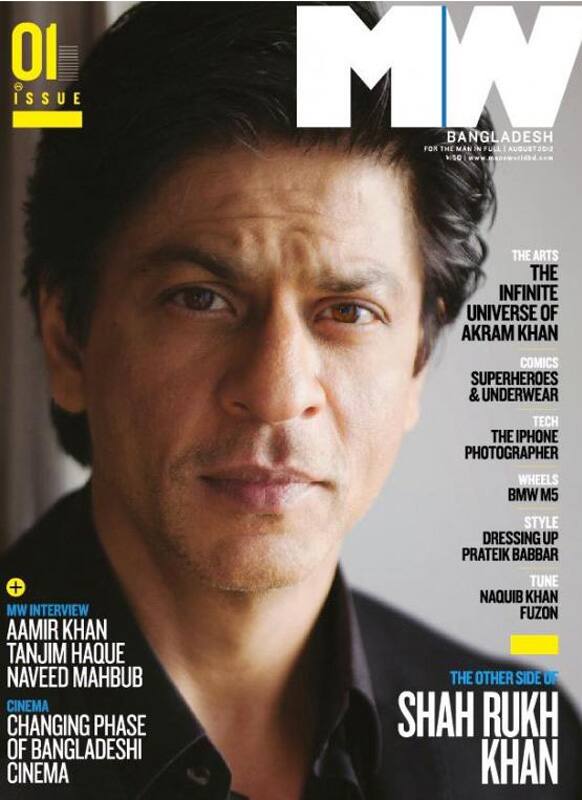 Shah Rukh Khan on the cover page of MW magazine.