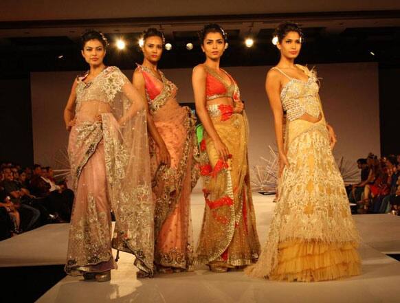 Blender's Pride Fashion Tour 2012: Kolkata saw a heady display of creations.