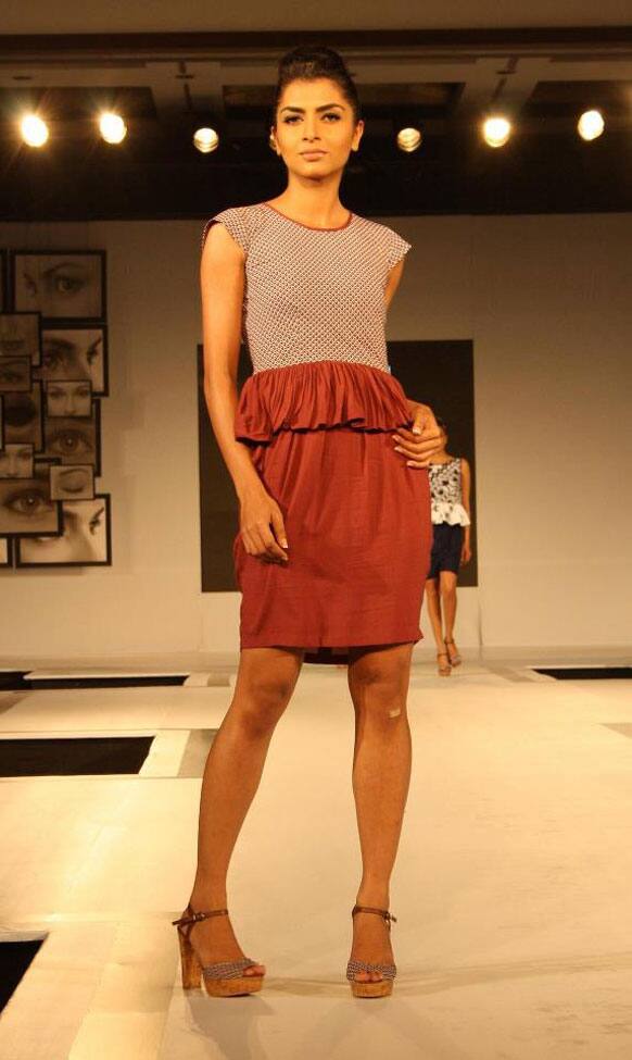 A model in an Ashish n Soni creation.