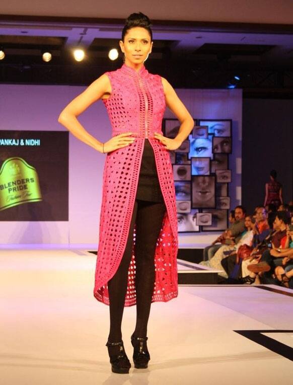 Designer duo Pankaj & Nidhi offered some unforgettable glimpses of their creativity.