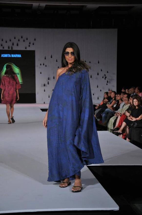 Asmita Marwa's creation made may heads turn and appreciate the exhibition of originality!