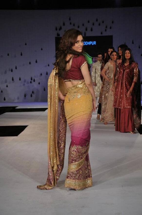 Debi Dutta poses on the ramp.