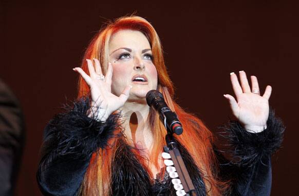 Wynonna Judd performs with the Buffalo Philharmonic Orchestra ,at Kleinhans Music Hall, in Buffalo, N.Y.