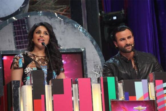 Parineeti Chopra and Saif Ali Khan host GIMA awards which honoured the best in the music industry.