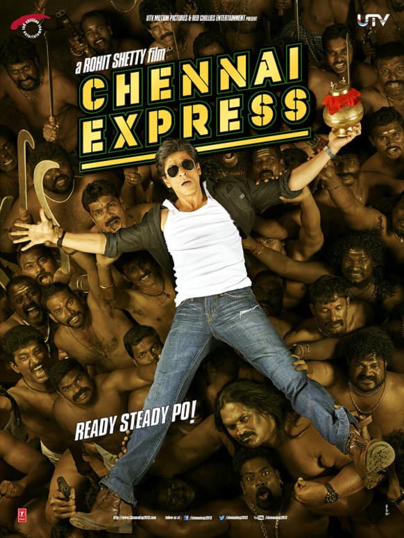 UTV Motion Pictures posted this poster of the film 'Chennai Express' and wrote,