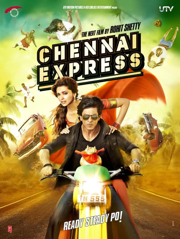 UTV Motion Pictures posted this poster of the film 'Chennai Express' and wrote,