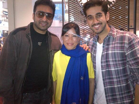 Raj Kundra posted this pic on Twitter and wrote,