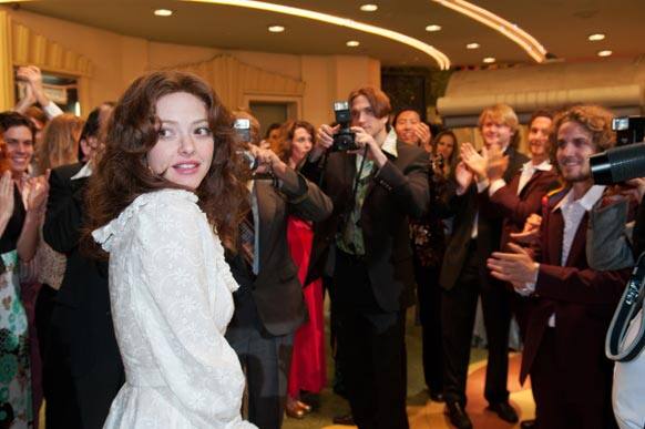 This undated publicity photo released by the Sundance Institute shows Amanda Seyfried as Linda Lovelace in the film,
