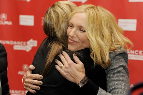 Toni Collette, right, a cast member in