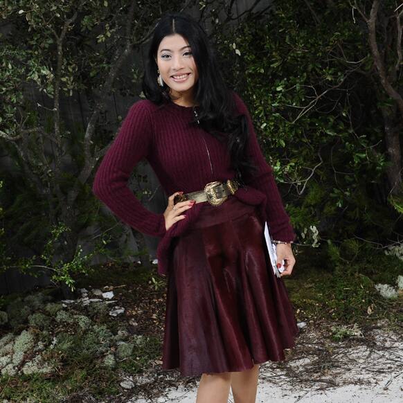 Thailand's Princess Siriwanwaree Nareerat, attends the Chanel Spring/Summer 2013 Haute Couture fashion collection, in Paris.