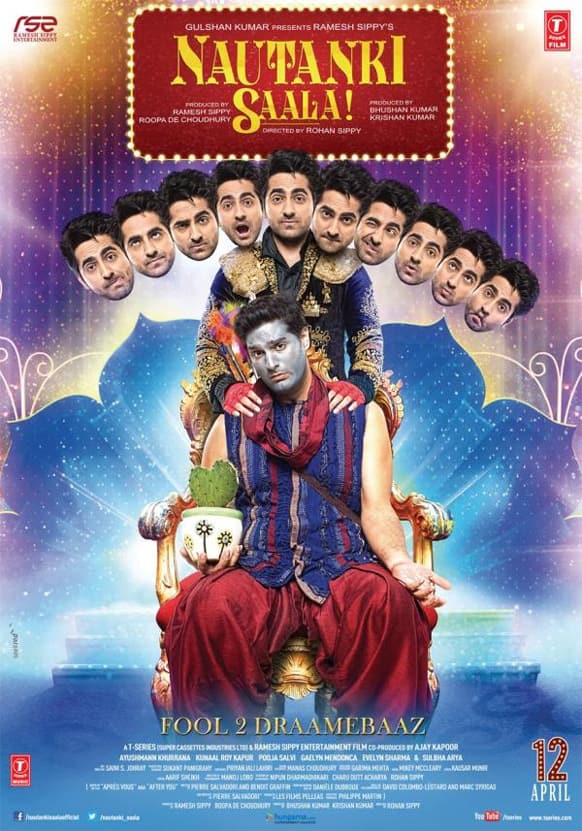 The first look of Rohan Sippy's upcoming comedy 'Nautanki Saala'. The film stars Ayushmann Khurrana - the 'Vicky Donor' wonder, and Kunal Roy Kapoor in pivotal roles.