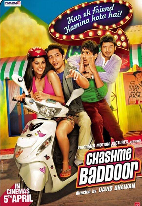 Here's how the first poster of 'Chashme Baddoor', starring Ali Zafar, Divyendu Sharma and Sidharth in pivotal roles, looks!