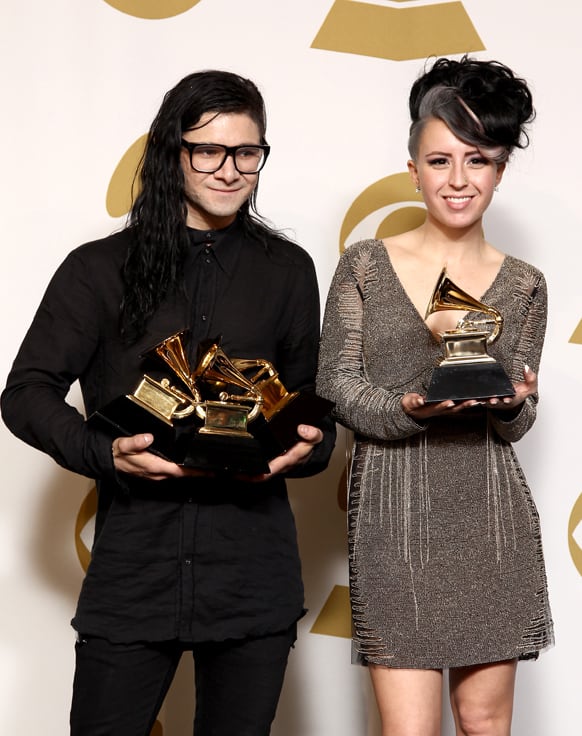 Skrillex, winner of the awards for best dance/electronica album