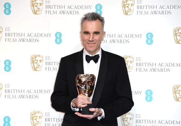 American actor Daniel Day-Lewis holds the award for Leading Actor for his role in