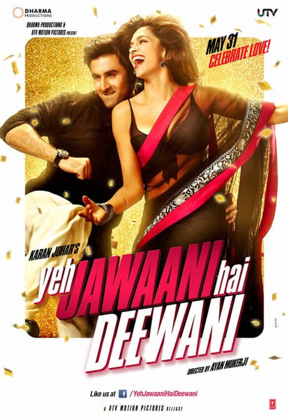 The first look of the Ranbir Kapoo, Deepika Padukone-starrer 'Yeh Jawaani Hai Deewani' was released recently.
