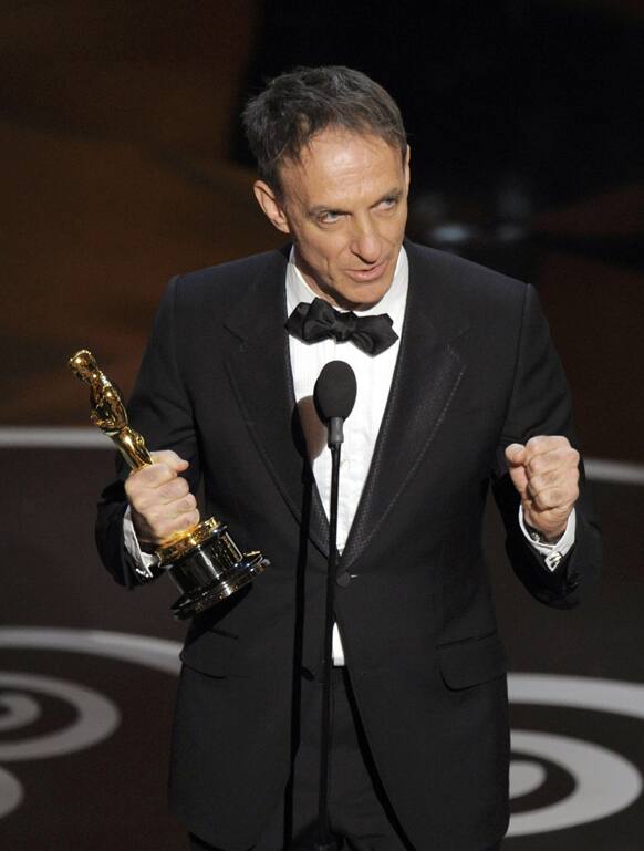 Mychael Danna accepts the award for best music - original score for