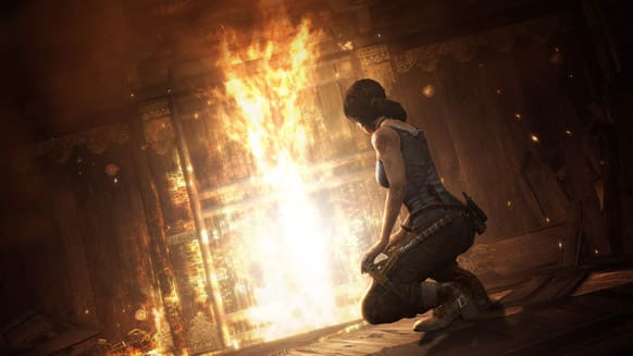 This publicity photo released by Crystal Dynamics/Square Enix shows a scene from the video game,