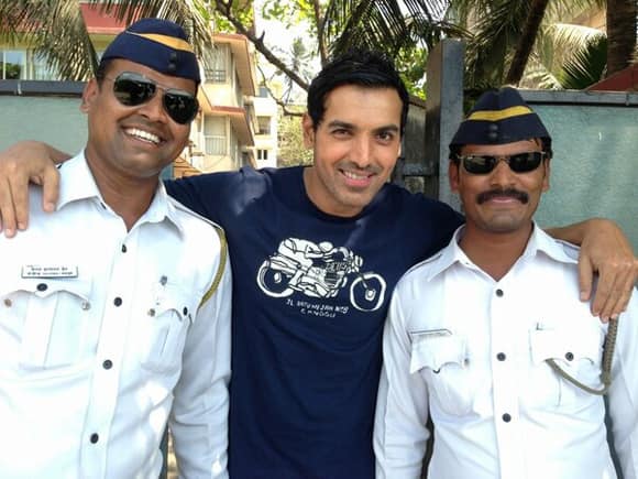 John Abraham posted this pic of his on Twitter and wrote,