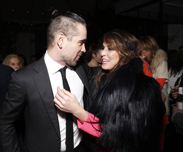 Colin Farrell and Noomi Rapace arrive at the world premiere of