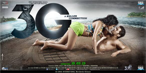 This brand new poster of the Neil Nitin Mukesh-Sonal Chauhan starrer '3G' is sure set the temperatures soaring!