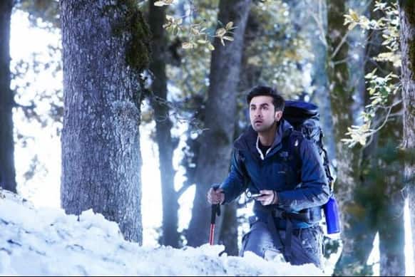 Ranbir Kapoor looks all set to undertake some adventure in this still from 'Yeh Jawaani Hai Deewani'.