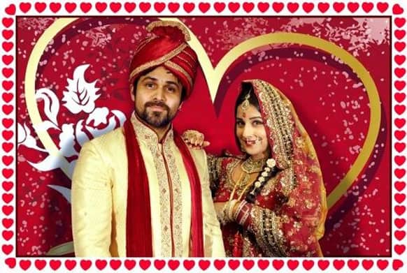 Here are the Ghanchakkars! Emraan Hashmi and Vidya Balan sport the 'shaadi' avatar in this still from their upcoming 'Ghanchakkar'.