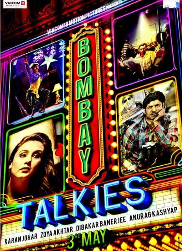 The first poster of 'Bombay Talkies'. The film has been directed by Karan Johar, Dibakar Banerjee, Zoya Akhtar and Anurag Kashyap.