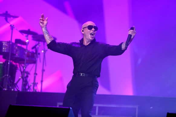 Pitbull crooned to the number