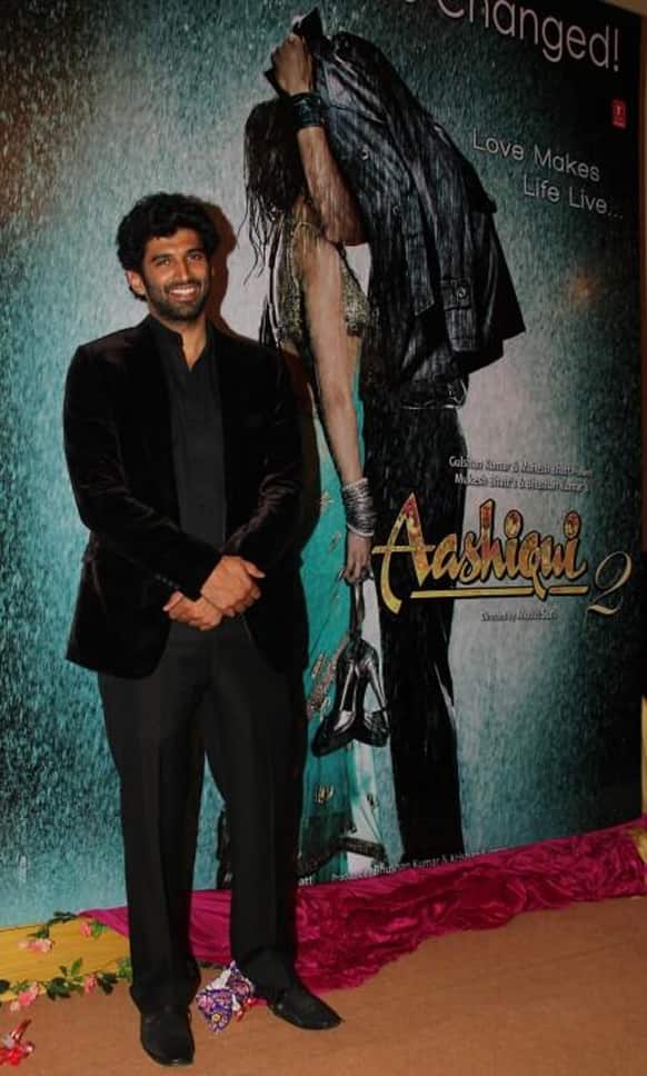 The utterly handsome Aditya Roy Kapur at the music launch of his upcoming film 'Aashiqui 2'. The film is directed by Mohit Suri and hits theatres April 26, 2013.
