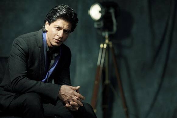 Shah Rukh Khan in a still from the Filmfare special '100 Years of Cinema' edition. Pic Courtesy: Jitesh Pillaai on Twitter.