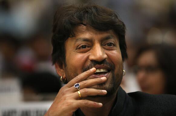 Irfan Khan attends the National Film Awards 2012, in New Delhi. Khan was awarded the Best Actor.