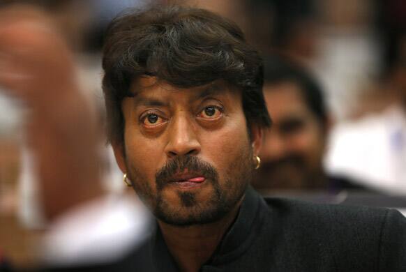 Irfan Khan attends the National Film Awards 2012, in New Delhi. Khan was awarded the Best Actor.