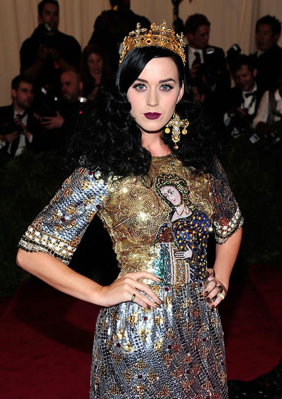 Katy Perry attends The Metropolitan Museum of Art's Costume Institute benefit celebrating