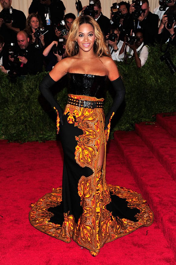 Beyonce attends The Metropolitan Museum of Art's Costume Institute benefit celebrating