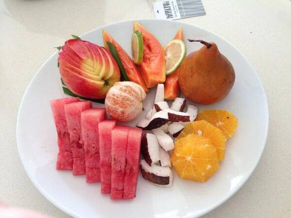 Don't get suprised, readers. This is what actress Neha Dhupia eats for lunch. (Pic courtesy: @Neha_Dhupia)