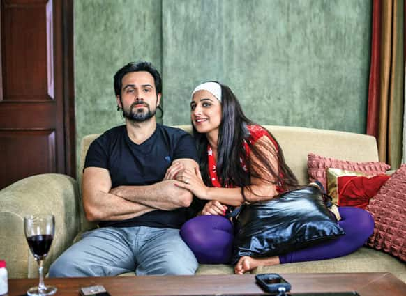 'Ghanchakkar' couple Vidya Balan and Emraan Hashmi in a still from the film.