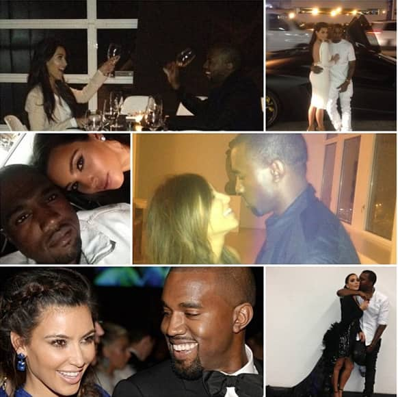 Kim Kardashian tweeted a photo collage to wish her baby daddy Kanye West a very happy birthday. The accompanying message read “Happy Birthday to my best friend, the ?of my life, my soul!!!! I love you beyond words!”