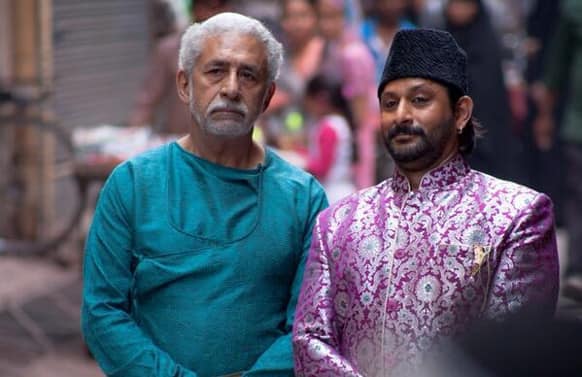 Naseeruddin Shah and Arshad Warsi in a still from ‘Dedh ishqiya’.