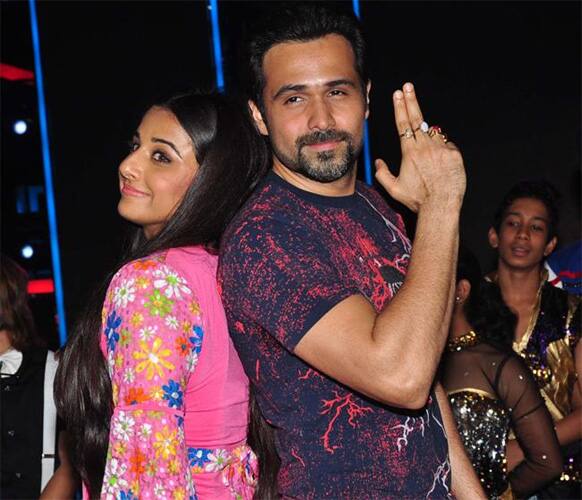 Vidya Balan and Emraan Hashmi strike a pose.