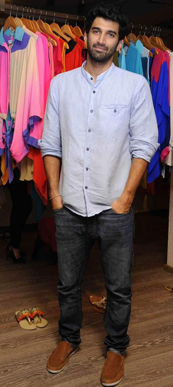 Aditya Roy Kapur at the launch of a pret line.